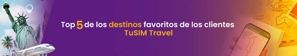 5 destinos favoritos dos nossos clientes TuSIM Travel