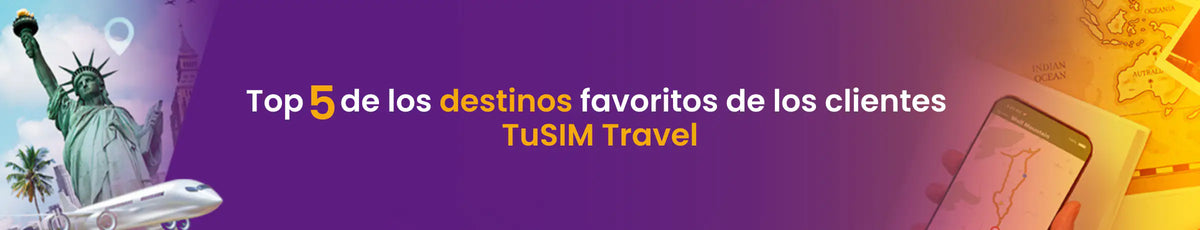 5 destinos favoritos dos nossos clientes TuSIM Travel
