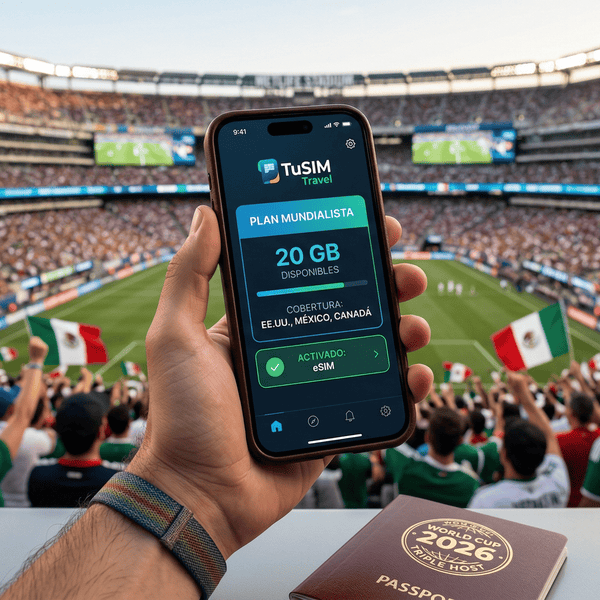 Conectividad para el Mundial 2026: Por Qué el Plan Mundialista de TuSIM Travel es tu Mejor Aliado