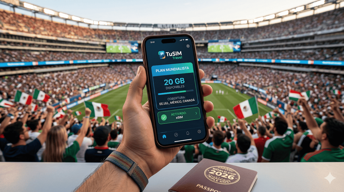 Conectividad para el Mundial 2026: Por Qué el Plan Mundialista de TuSIM Travel es tu Mejor Aliado