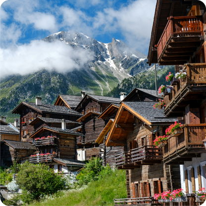 Chalets de montaña en Grimentz Suiza