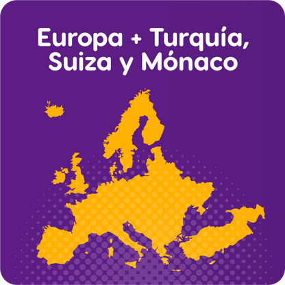 Europa + Turquía, Suiza y Mónaco