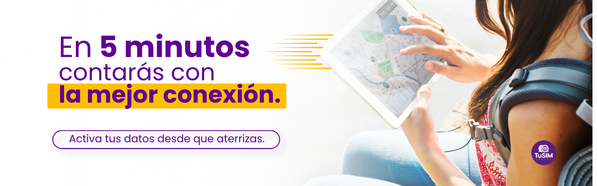 con tusim en 5 minutos tienes conexión
